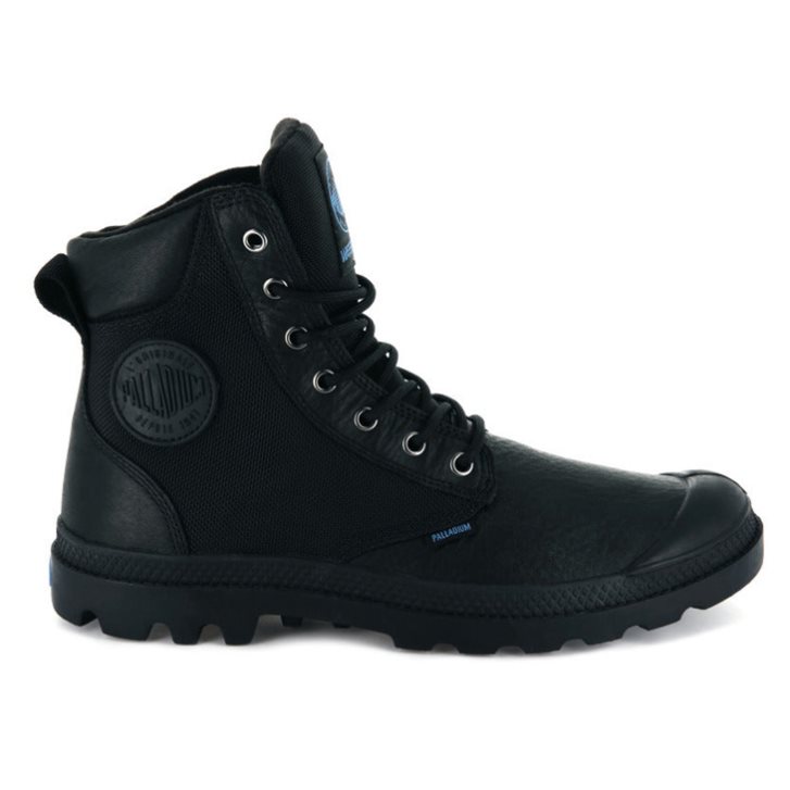 Pánské Boty Palladium Pampa Sportovní Cuff WPN Černé | CZ BXY-17U